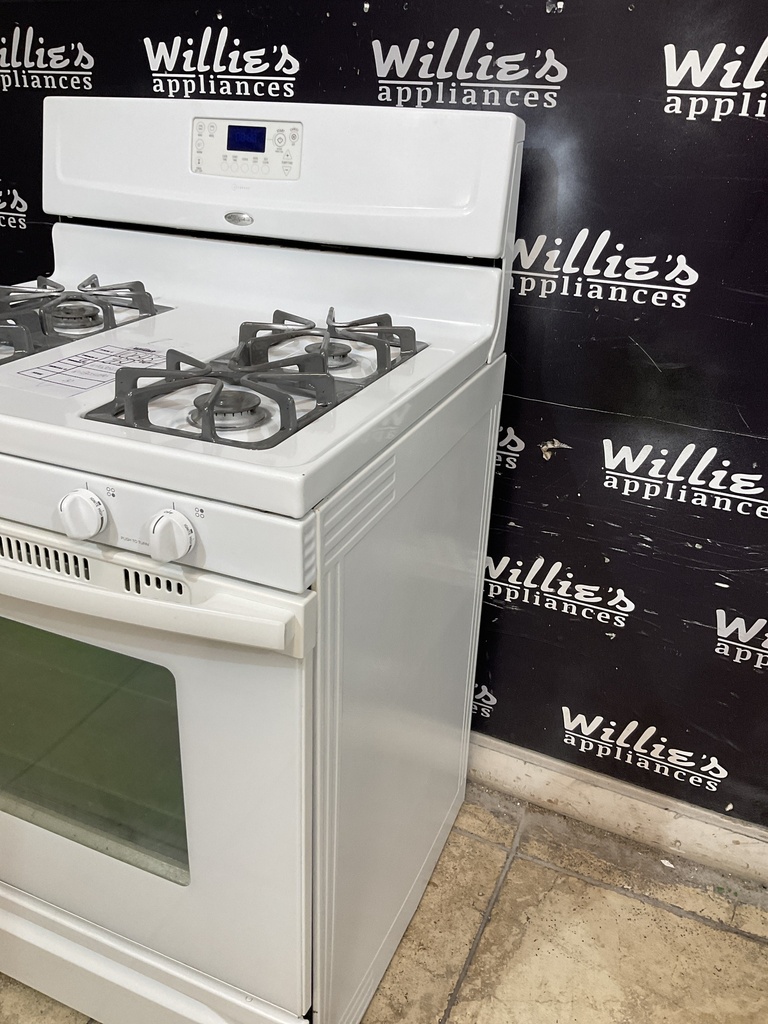 Whirlpool Used Natural Gas Stove 30inches (White)