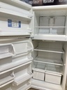 Whirlpool Used Refrigerator Top and Bottom 30x66 (White) 