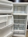 Ge Used Refrigerator Top and Bottom 28x64 1/2” (White) 