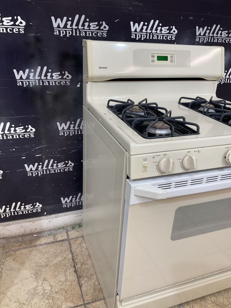 Hotpoint Used Natural Gas Stove 30inches (Bisque) 