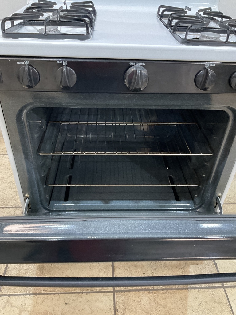 Hotpoint Used Natural Gas Stove 30inches (white/black) 