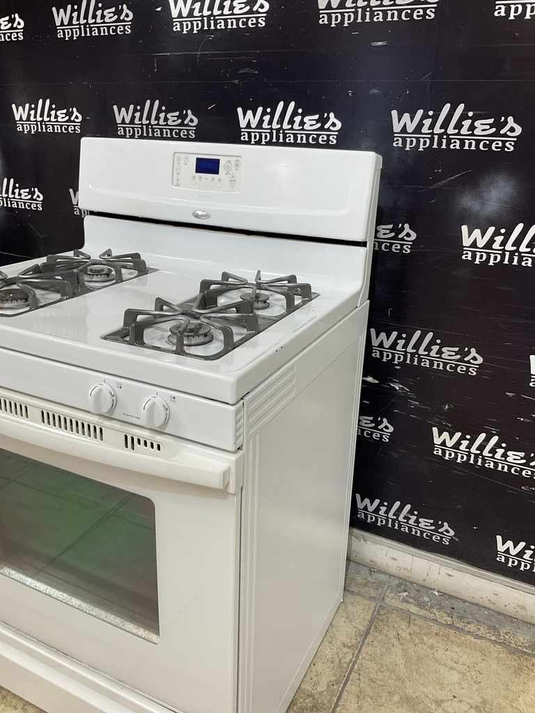 Whirlpool Used Natural Gas Stove 30inches (white) 