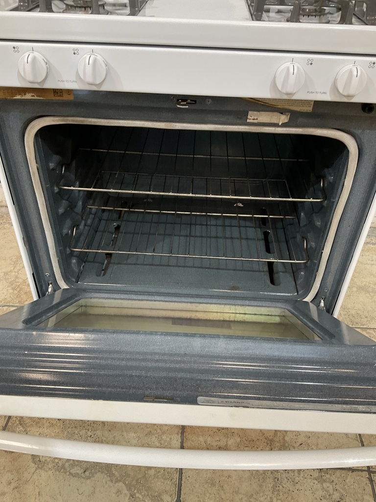 Whirlpool Used Natural Gas Stove 30inches (white) 