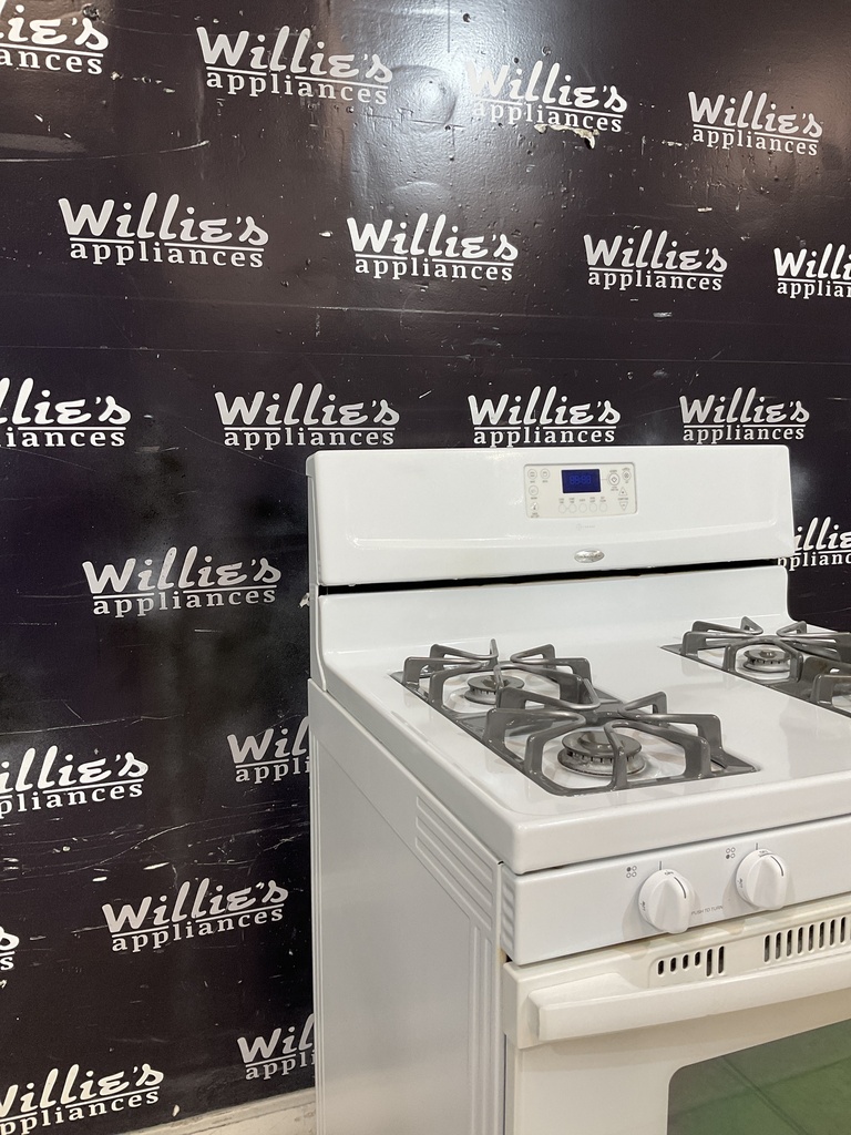 Whirlpool Used Natural Gas Stove 30inches (white) 