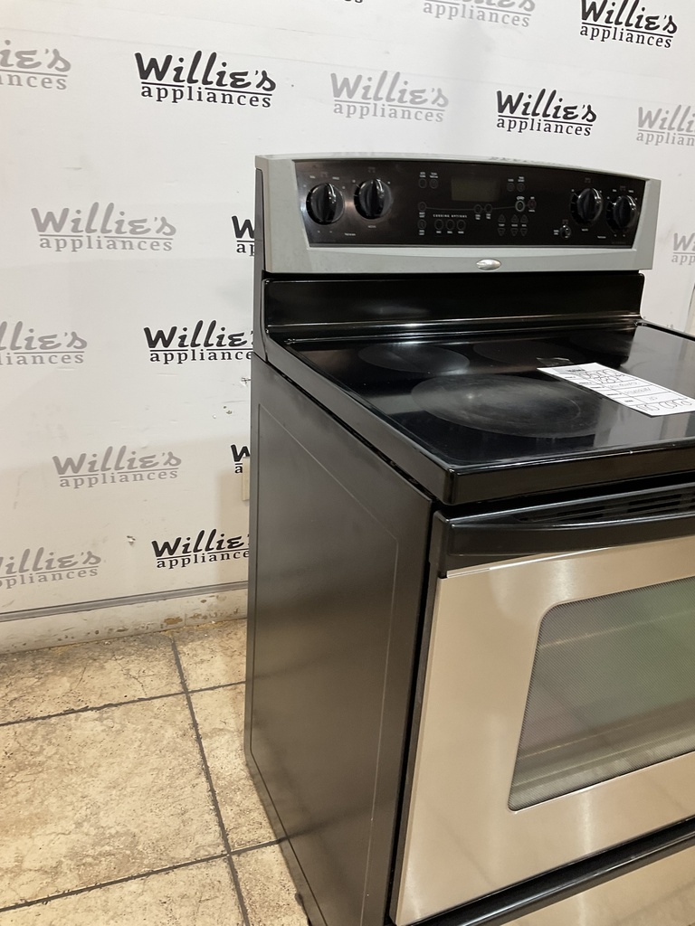 Whirlpool Used Electric Stove 30inches {no cord} (Stainless Steel) 