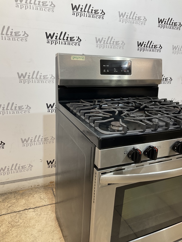 Frigidaire Used Natural Gas Stove 30inches (Stainless Steel) 