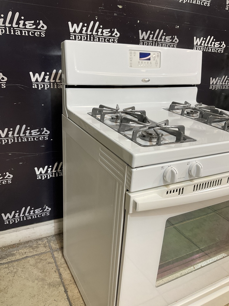 Whirlpool Used Natural Gas Stove 30inches (white)