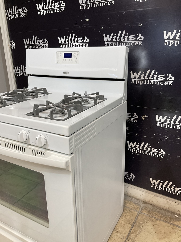 Whirlpool Used Natural Gas Stove 30inches (white)