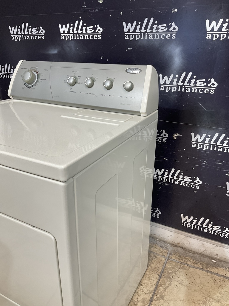 Whirlpool Used Electric Dryer 220volts (30 AMP) 29inches {4 prong} (Bisque) 