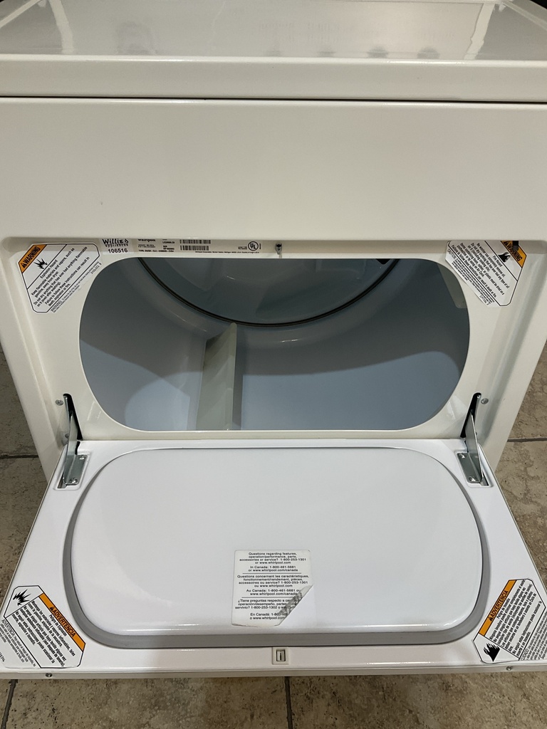 Whirlpool Used Electric Dryer 220volts (30 AMP) 29inches {4 prong} (Bisque) 