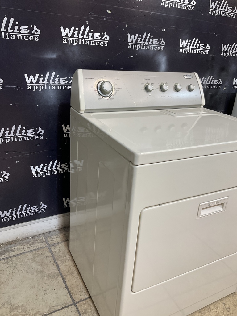 Whirlpool Used Electric Dryer 220volts (30 AMP) 29inches {4 prong} (Bisque) 