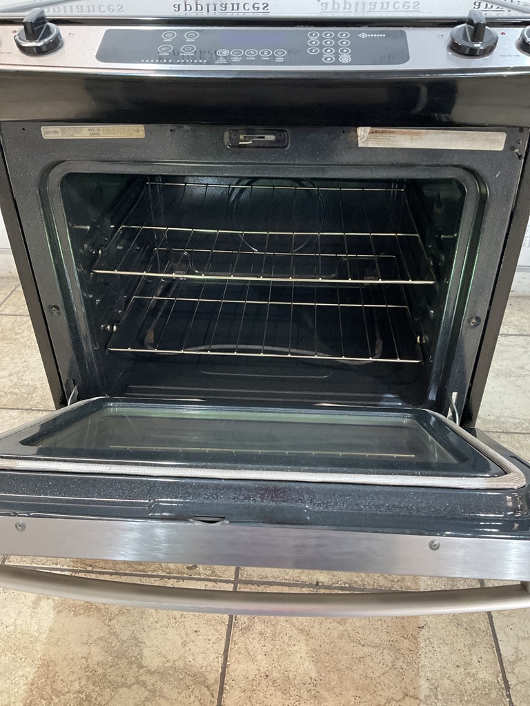 Whirlpool Used Electric Stove 30inches {4 prong} } (Stainless Steel) 