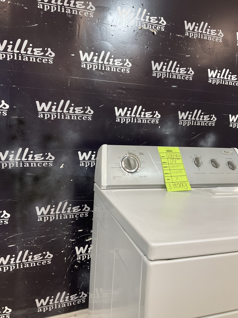 Whirlpool Used Electric Dryer 29inches {3 prong} 