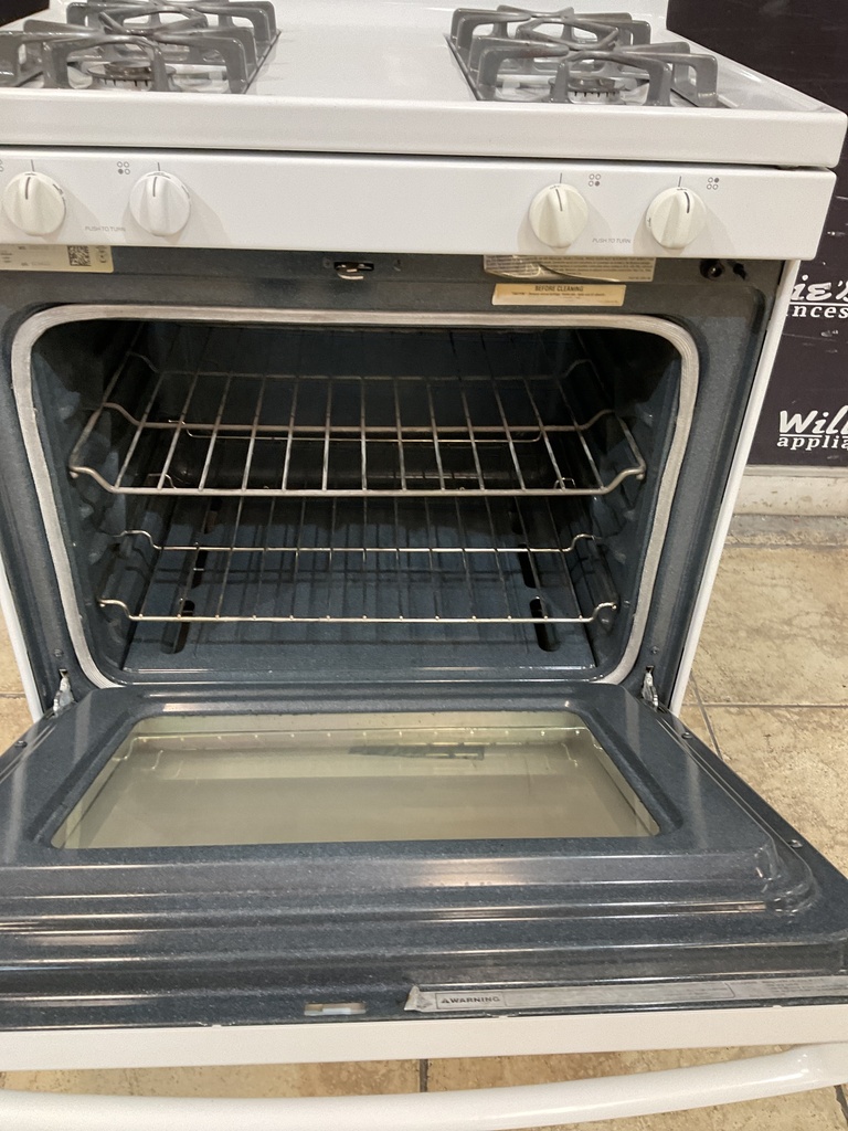 Whirlpool Used Natural Gas Stove 30inches (White’ 