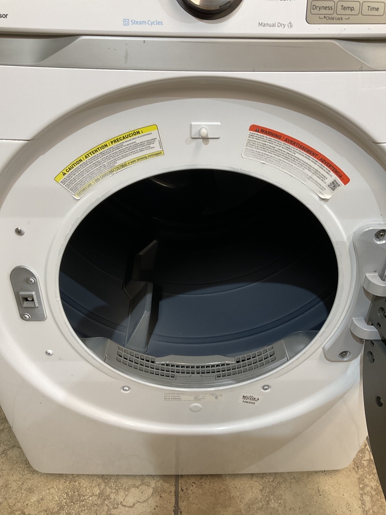 Samsung Used Electric Dryer 220volts (30 AMP) 27inches {3 prong} (White) 