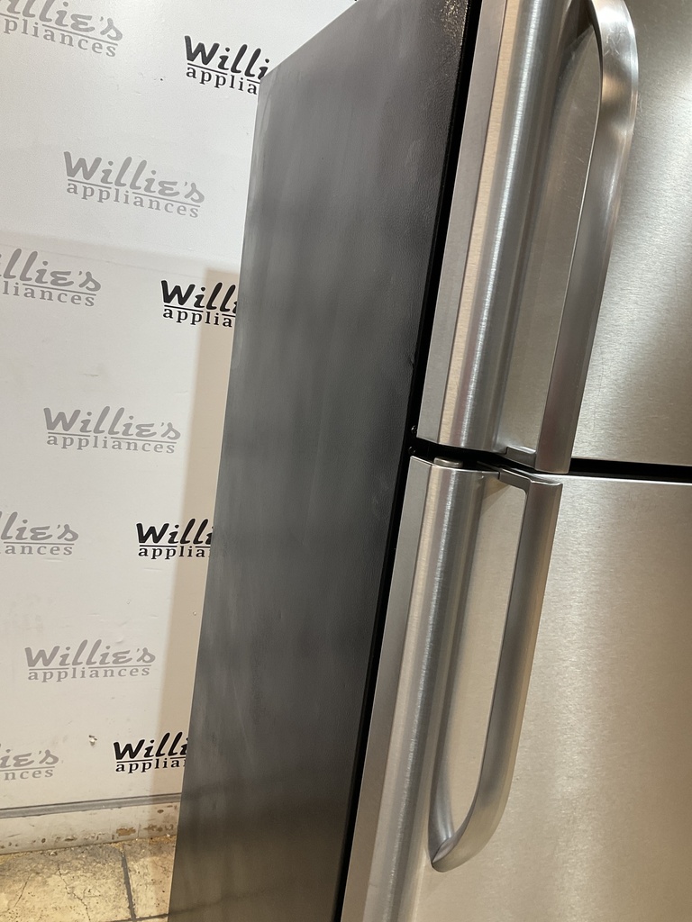 Frigidaire Used Refrigerator Top and Bottom 30x66 (Stainless Steel) 
