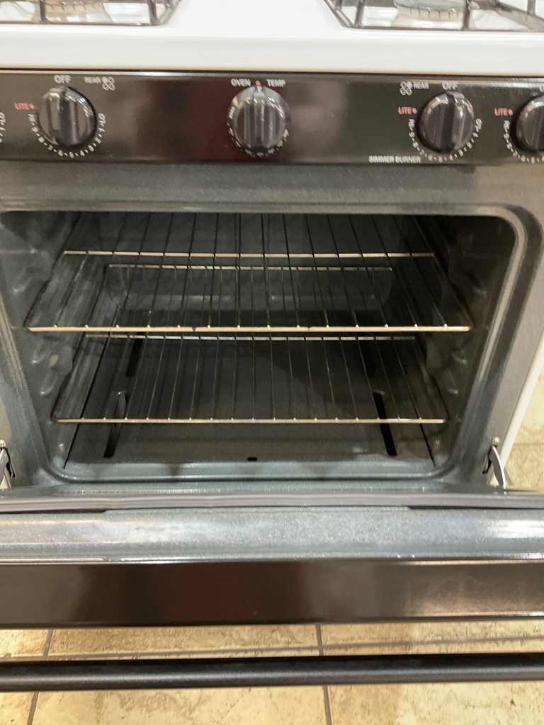 Kenmore Used Natural Gas Stove 30inches (white/black) 