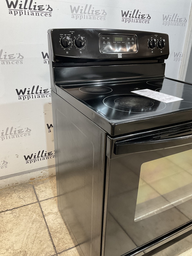 Kenmore Used Electric Stove 30inches (Black) 