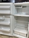 Hotpoint Used Refrigerator Top and Bottom 28x61 1/2”  (white) 