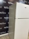 Hotpoint Used Refrigerator Top and Bottom 28x61 1/2” (White) 