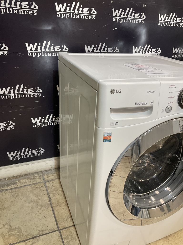 Lg Used Washer Front-Load 27inches (White) 