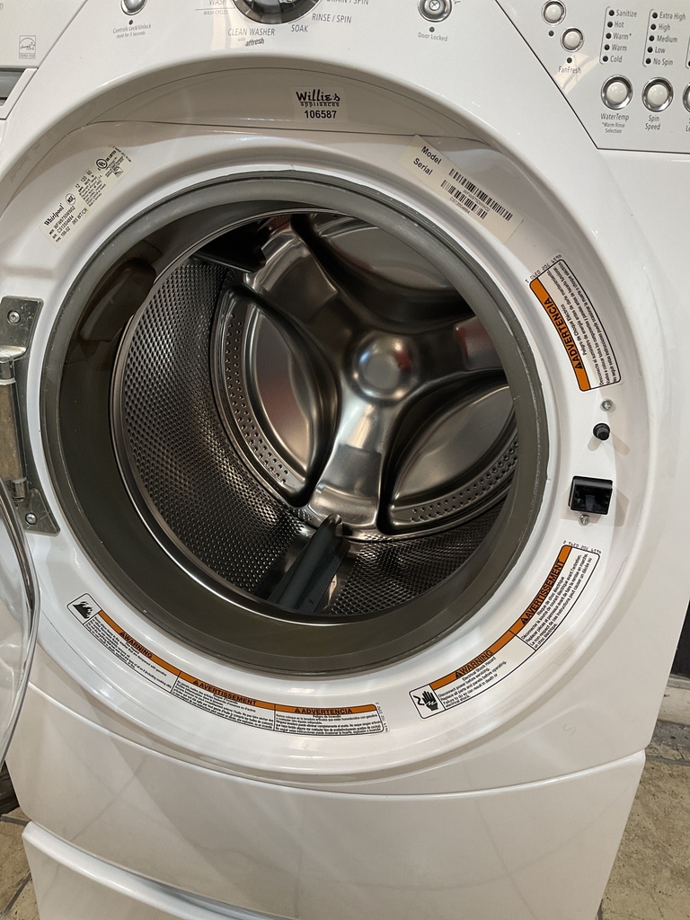 Whirlpool Used Washer Front-load 27inches (White) 