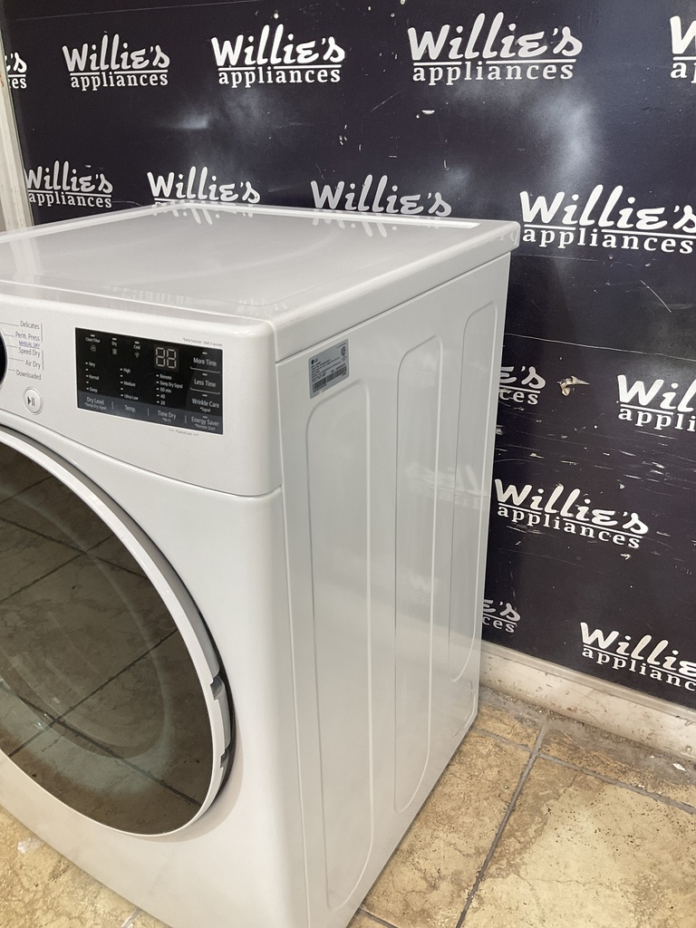 Lg Used Electric Dryer 220volts (30 AMP) 27inches {} (White) 