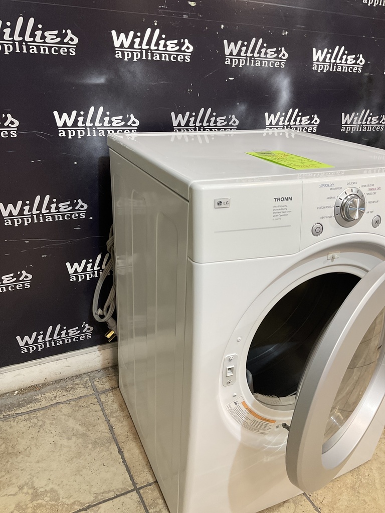 Lg Used Electric Dryer 220volts (30 AMP) 27inches {3 prong} (White) 