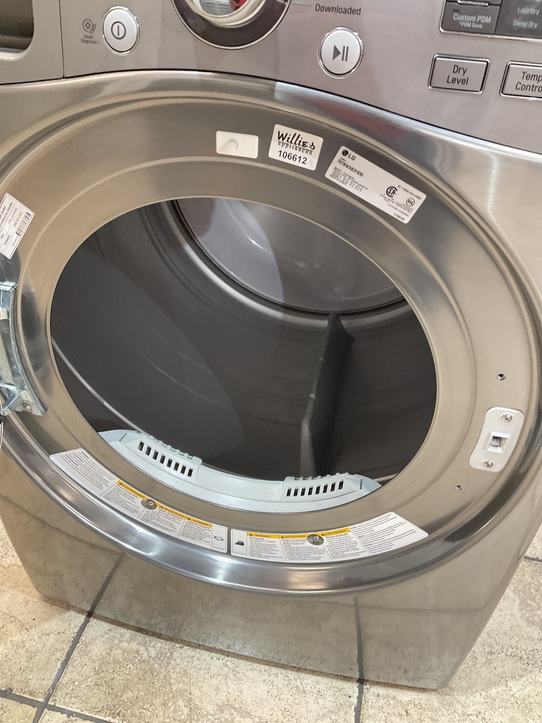 Lg Used Electric Dryer 220volts (30 AMP) 27inches {4 prong} (Grey) 