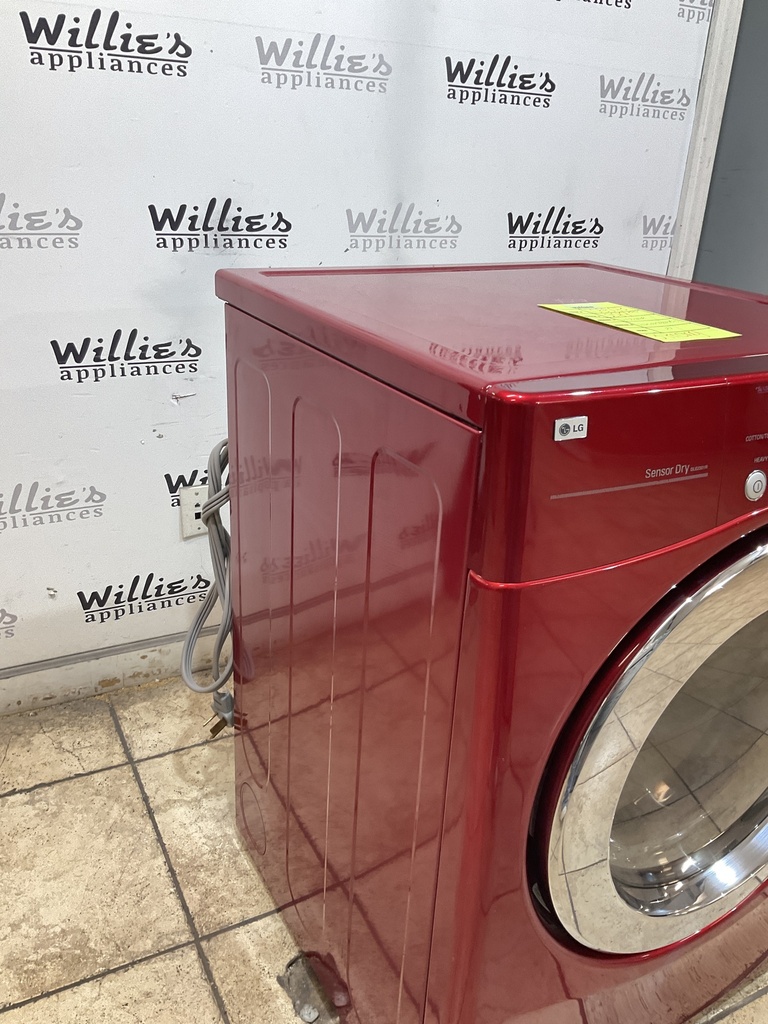 Lg Used Electric Dryer 220volts (30 AMP) 27inches {3 prong} (Red) 