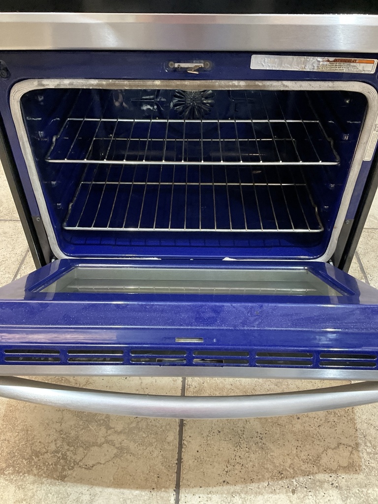 KitchenAid Used Electric Stove 220volts (40/50 AMP) 30inches {3 prong} (Stainless steel) 
