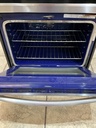 KitchenAid Used Electric Stove 220volts (40/50 AMP) 30inches {3 prong} (Stainless steel) 