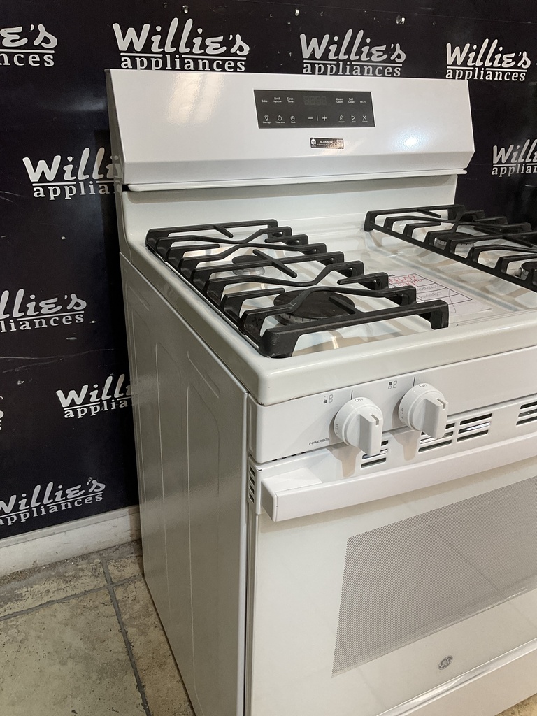 Ge Used Natural Gas Stove 30inches (White)