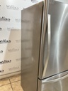 Whirlpool Used Refrigerator Top and Bottom Mount 30x67 (stainless steel) 