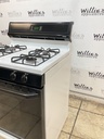 Hotpoint Used Natural Gas Stove 30inches (White/black) 
