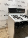 Hotpoint Used Natural Gas Stove 30inches (White/black) 