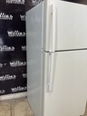 Ge Used Refrigerator Top and Bottom 28x61 1/2” (White) 