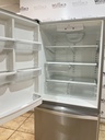 Whirlpool Used Refrigerator Top and Bottom Mount 33x69 1/2’ (Stainless Steel)