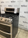 Lg Used Natural Gas Stove Double Oven 30inches (Stainless Steel) 