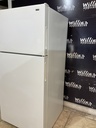 Hotpoint Used Refrigerator Top and Bottom 28x62 (Bisque) 