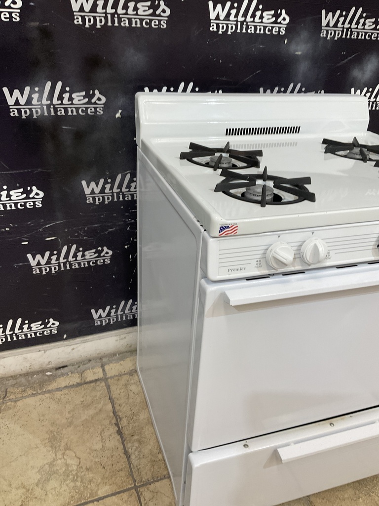 Premier Used Natural Gas Stove 30inches (White) 