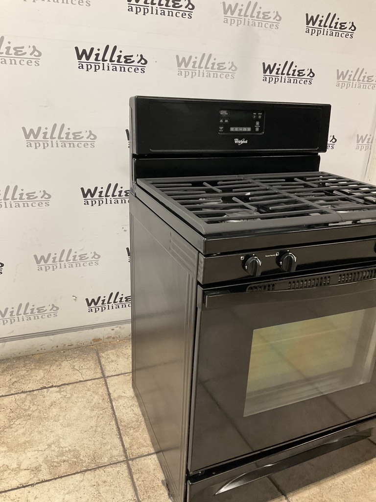 Whirlpool Used Natural Gas Stove 30inches (Black) 