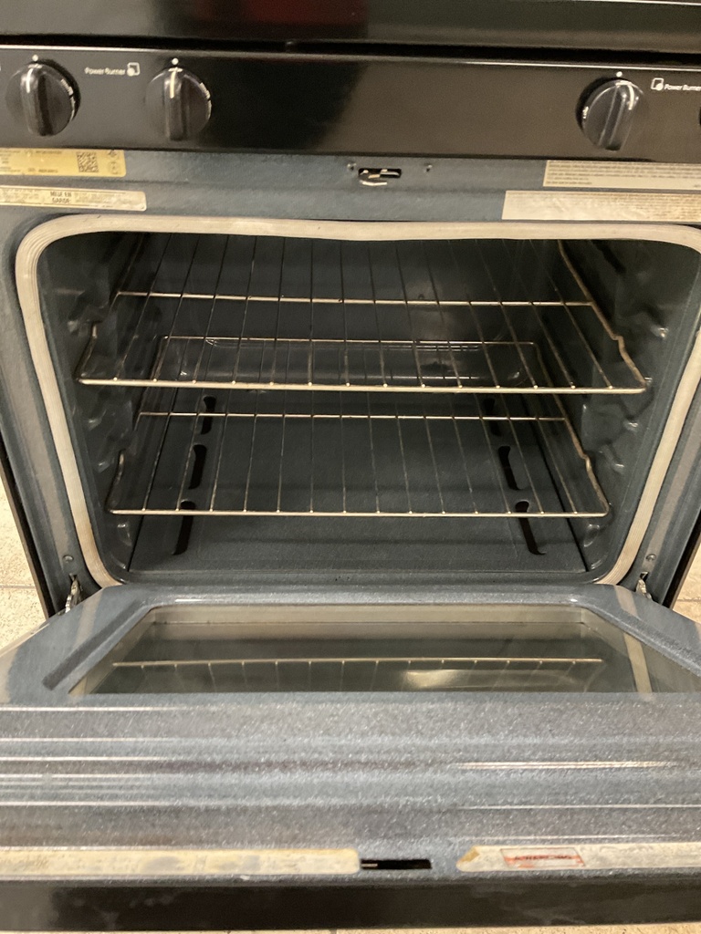 Whirlpool Used Natural Gas Stove 30inches (Black) 