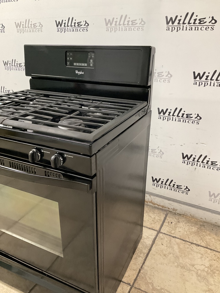 Whirlpool Used Natural Gas Stove 30inches (Black) 
