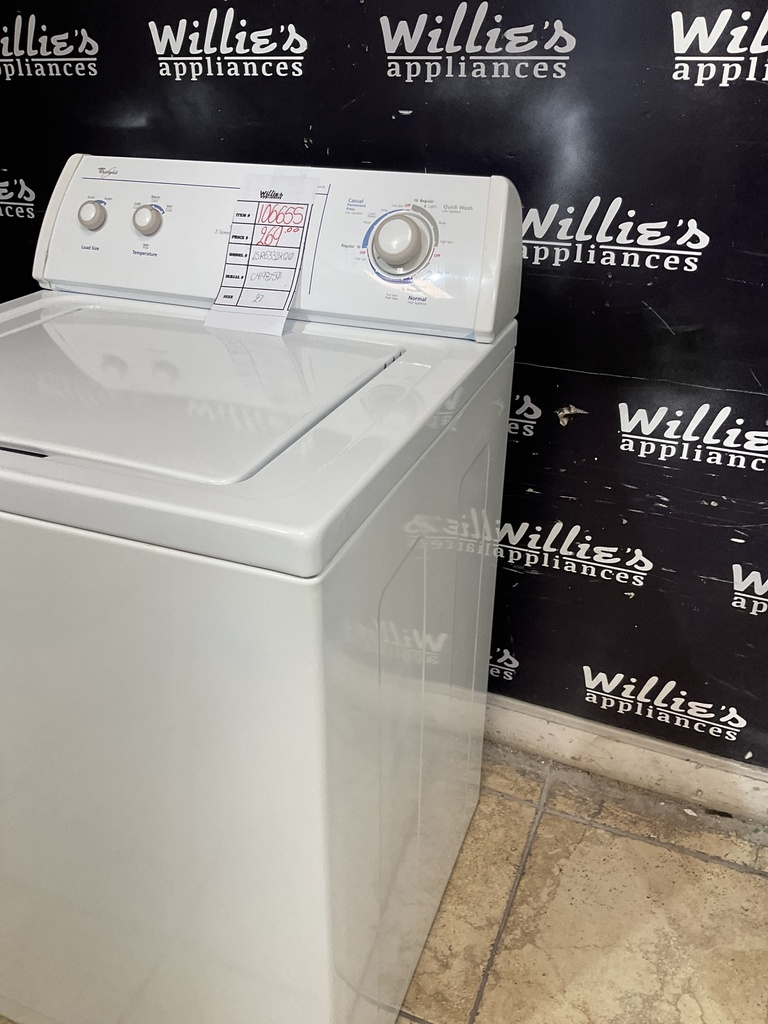 Whirlpool Used Washer Top-load 27inches (White) 