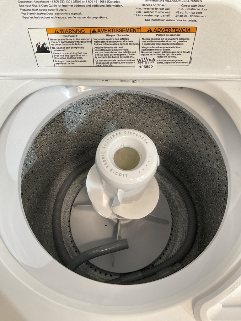 Whirlpool Used Washer Top-load 27inches (White) 