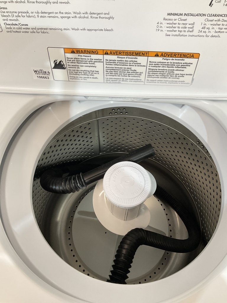Maytag Used Washer Top-load 27inches (White) 