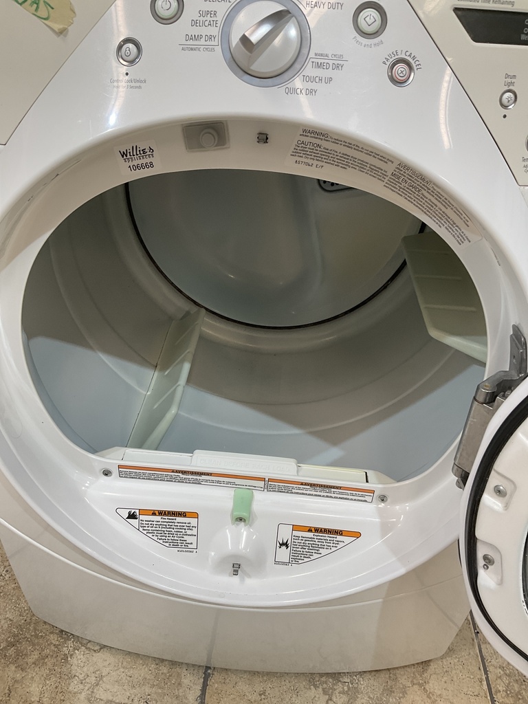 Whirlpool Used Natural Gas Dryer 27inches  (White) 