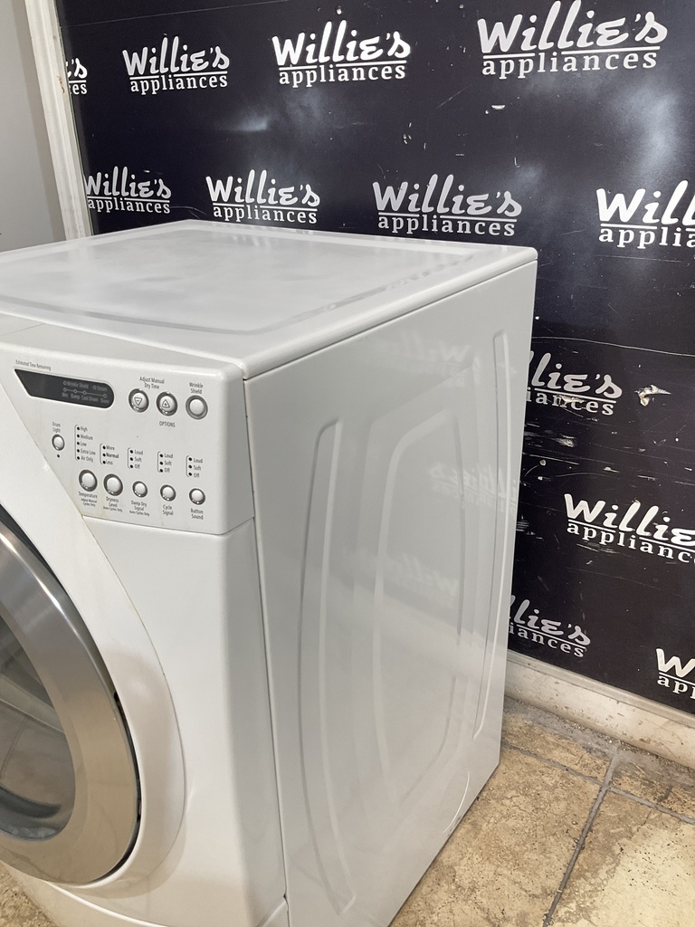 Whirlpool Used Electric Dryer 220volts (30 AMP) 27inches {} (White)