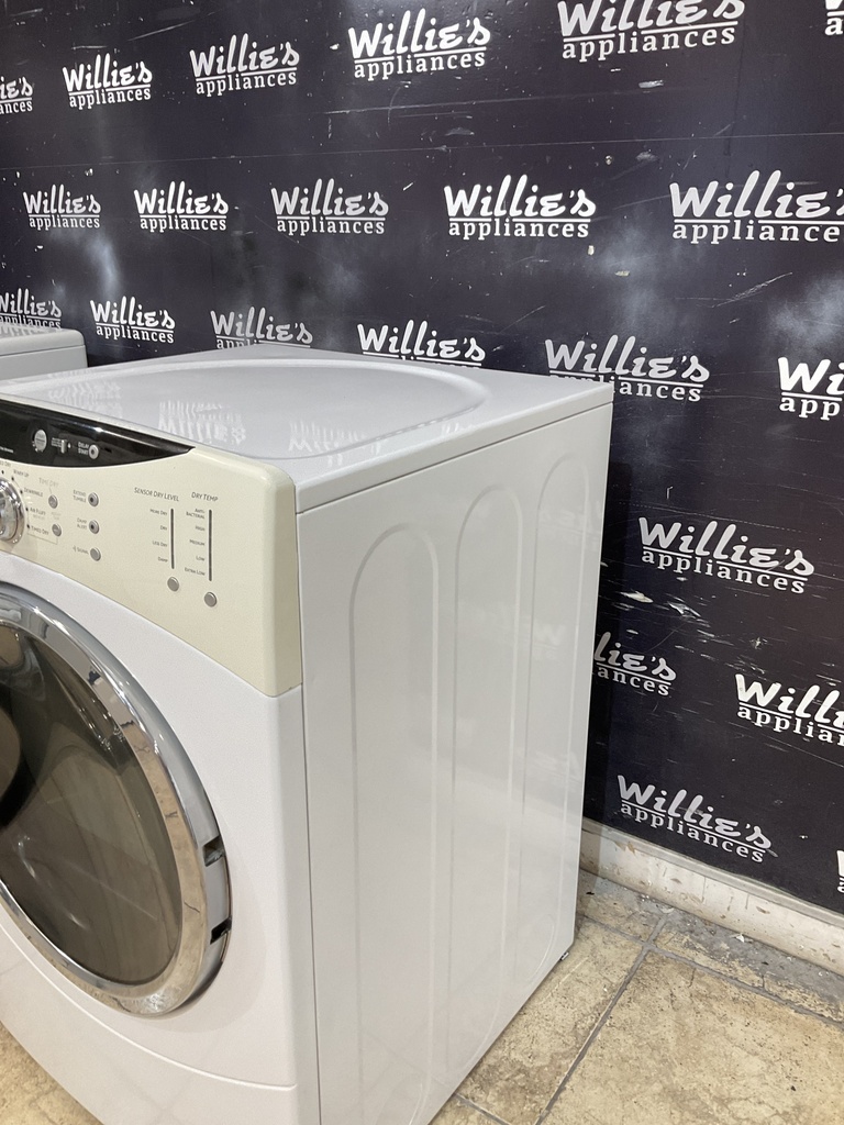 Lg Used Electric Dryer 220volts (30 AMP) 27inches {4 prong} (White)